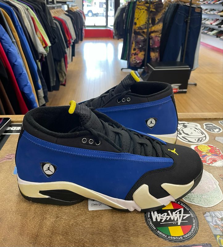 Pre Owned Jordan 14 Retro Laney (2023) Size 10.5 NO BOX.