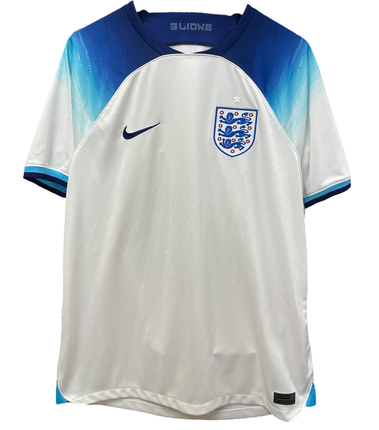 Pre Owned Nike England Home Jersey 22/23 Size L