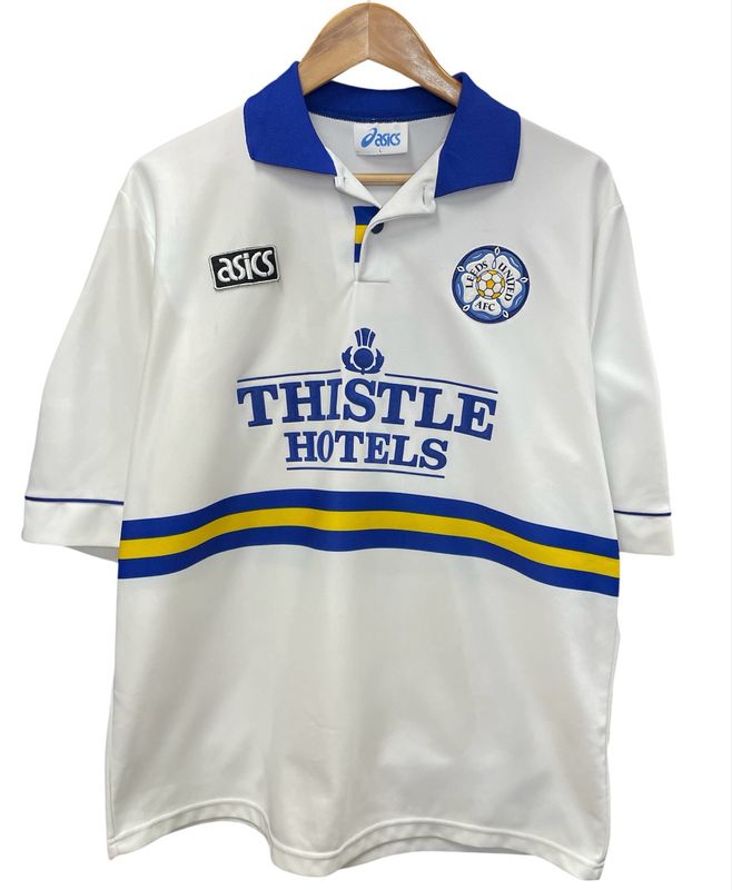 1993/94 Leeds United Asics Home Jersey Size Large (WORN)
