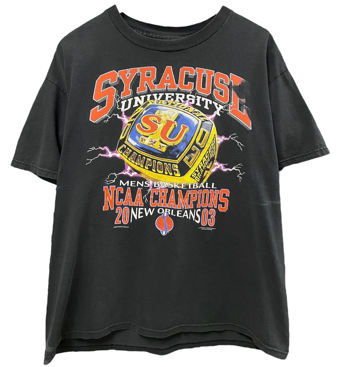 Early 00s Syracuse University Mens Basketball NCAA Champions 2003 New Orleans Size L
