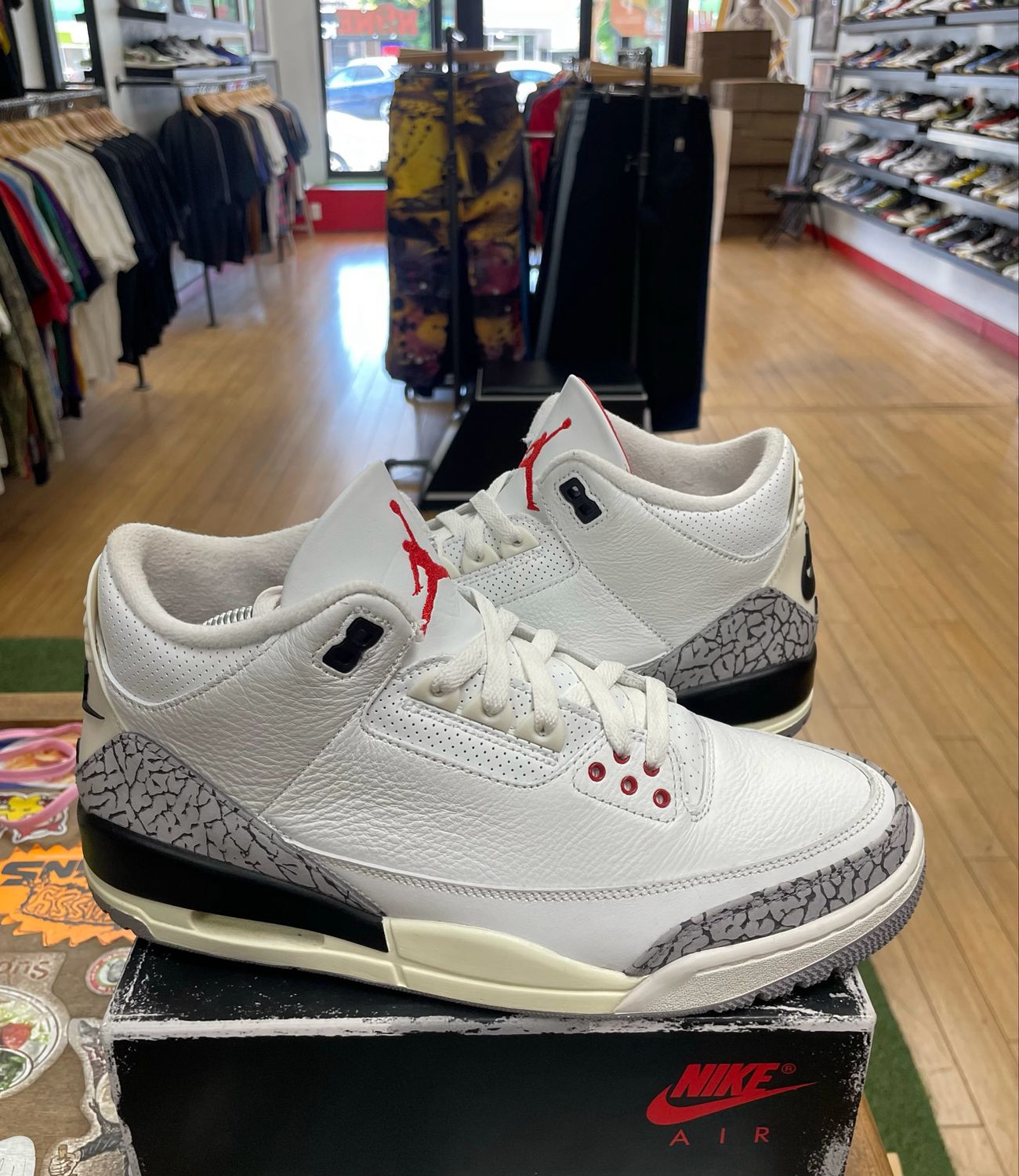 Jordan 3 Retro White Cement Reimagined Size 10 (Lightly Worn)