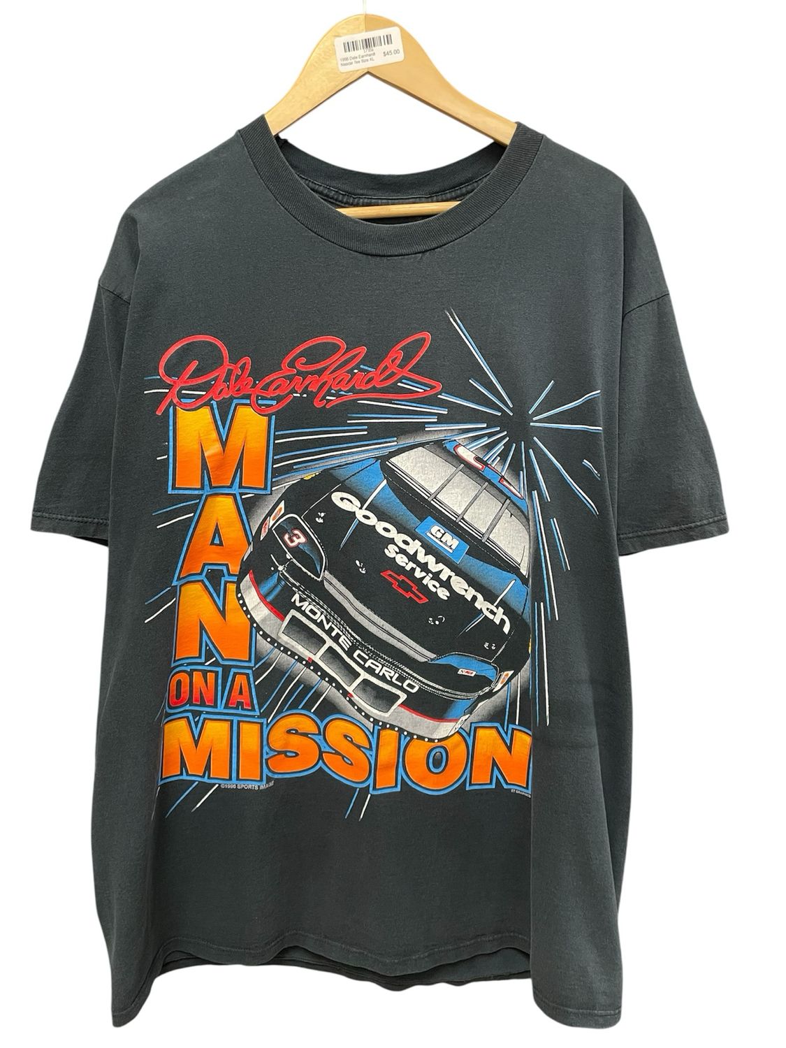 1996 Dale Earnhardt Nascar Tee Size XL