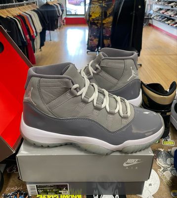 Pre-Owned Jordan 11 Retro Cool Grey (2021) Size 9.5