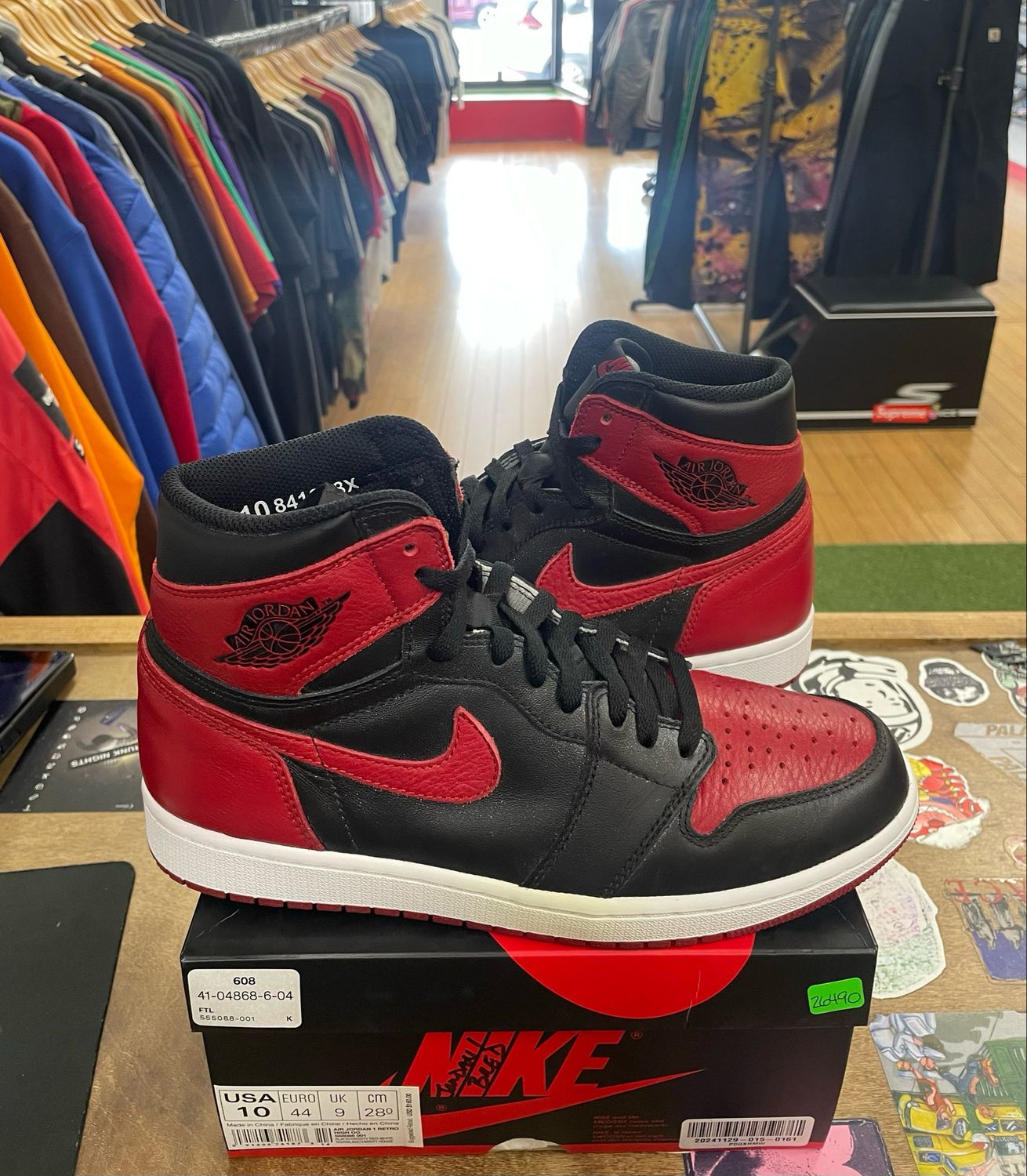 Pre Owned Jordan 1 Retro High Bred Banned (2016) Size 10
