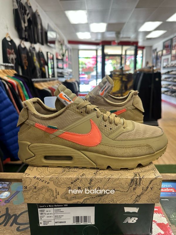 Nike Air Max 90 Off-White Desert Ore Size 10 (REPLACEMENT BOX)