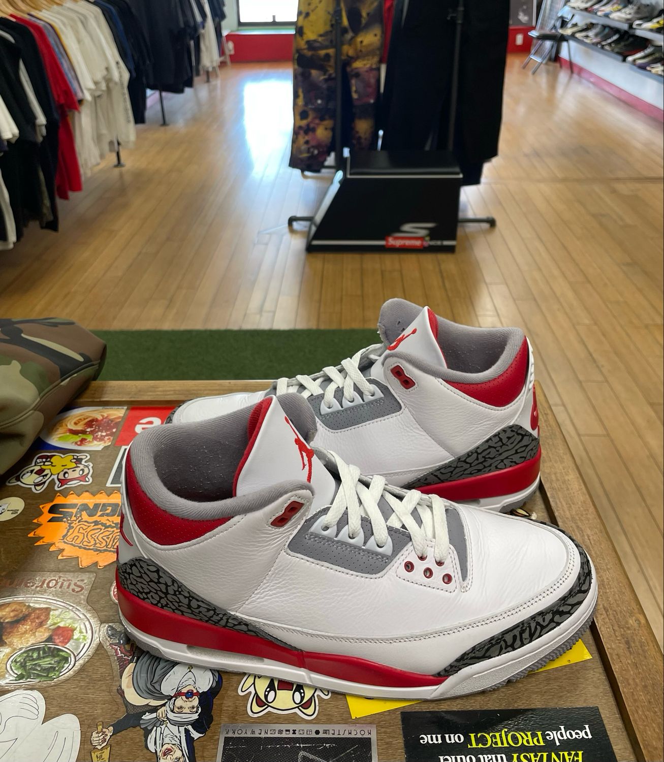 Jordan 3 Retro Fire Red (2022) Size 10.5 (WORN)(NO BOX)