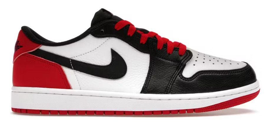 Jordan 1 Retro Low OG Black Toe (2023) Size 9 (NEW)