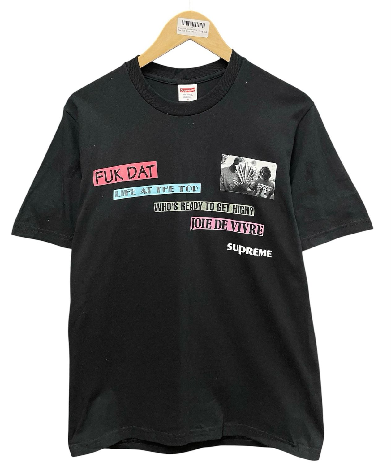 Supreme Joie De Vivre Tee Size Small (Worn)