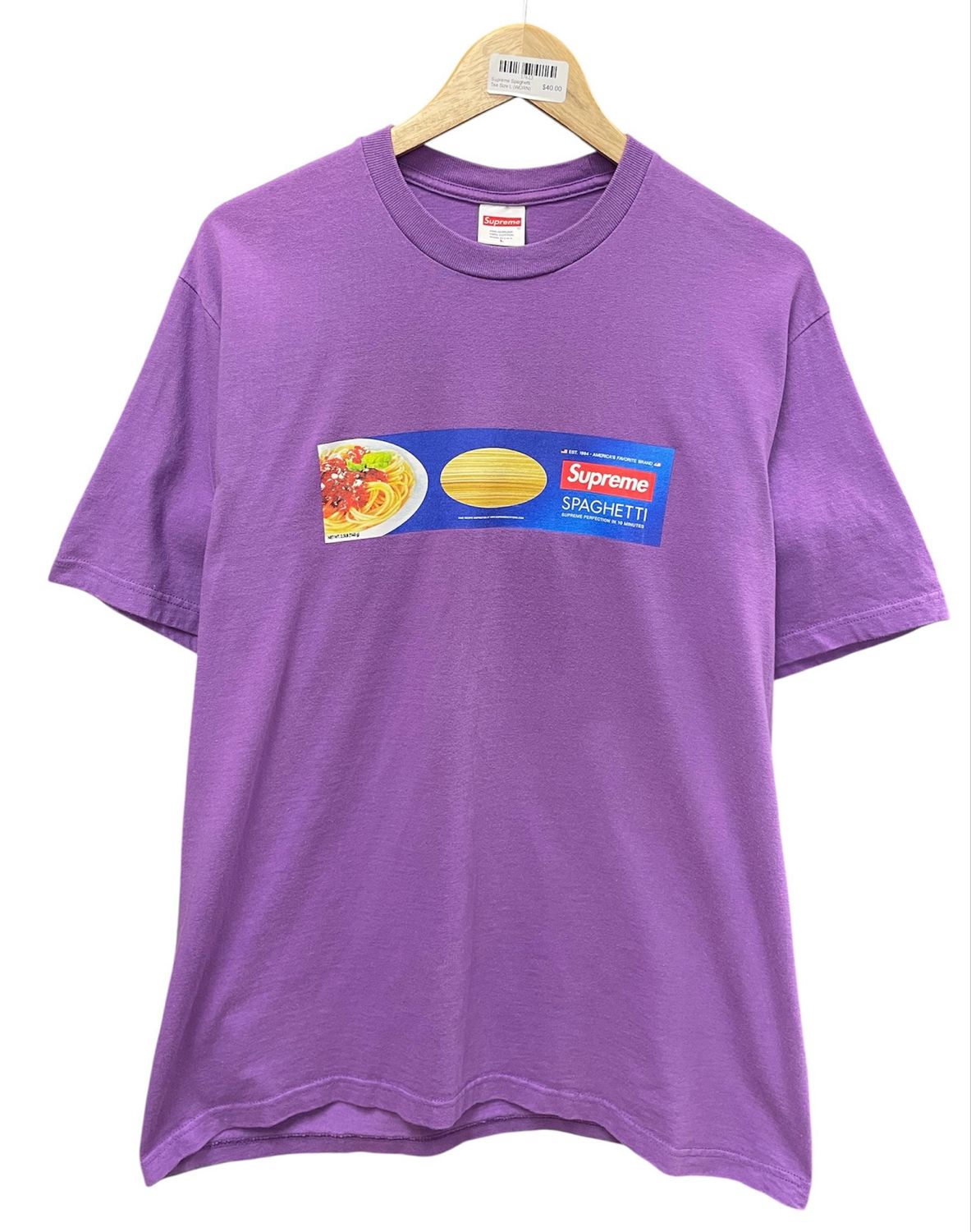 Supreme Spaghetti Tee Size L (WORN)