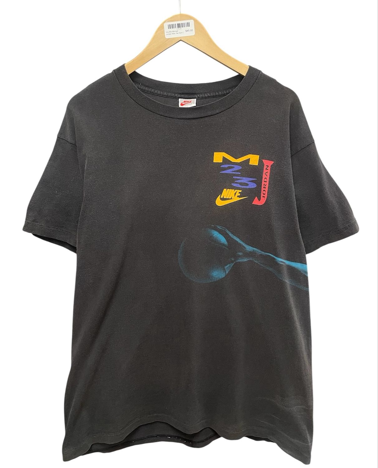 Vtg 90s Michael Jordan Nike Tee Size L