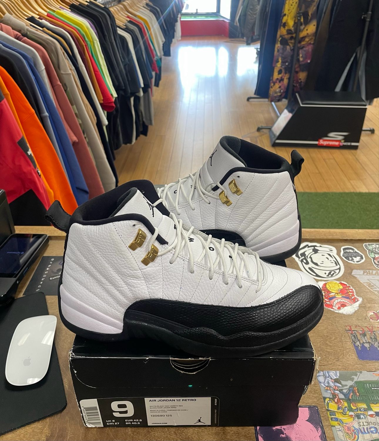 Pre-Owned Jordan 12 Retro Royalty Taxi Size 9