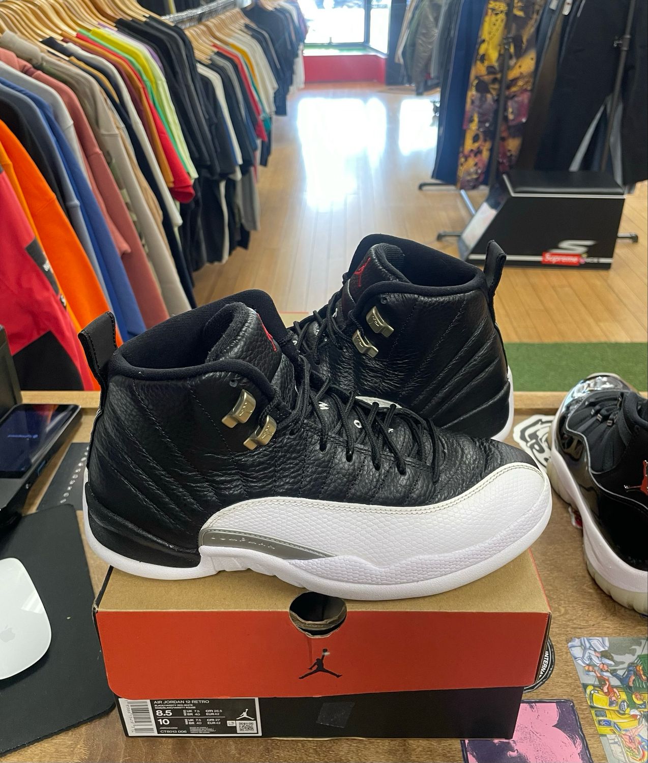 Pre Owned Jordan 12 Retro Playoffs (2022) Size 8.5