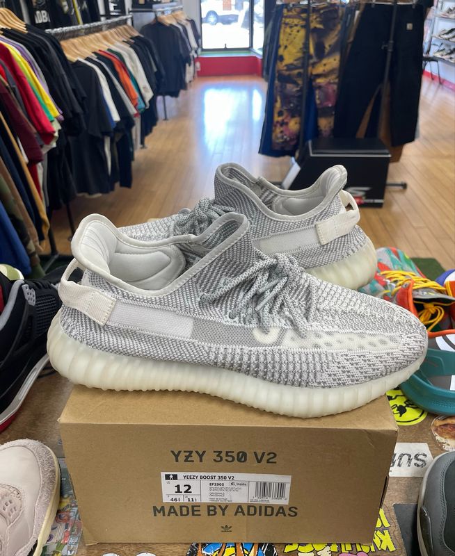 adidas Yeezy Boost 350 V2 Static (Non-Reflective) Size 12 (WORN)