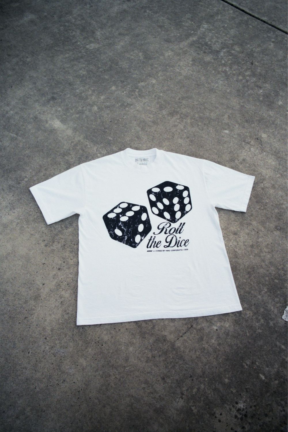 &quot;Roll the Dice&quot; Tee White