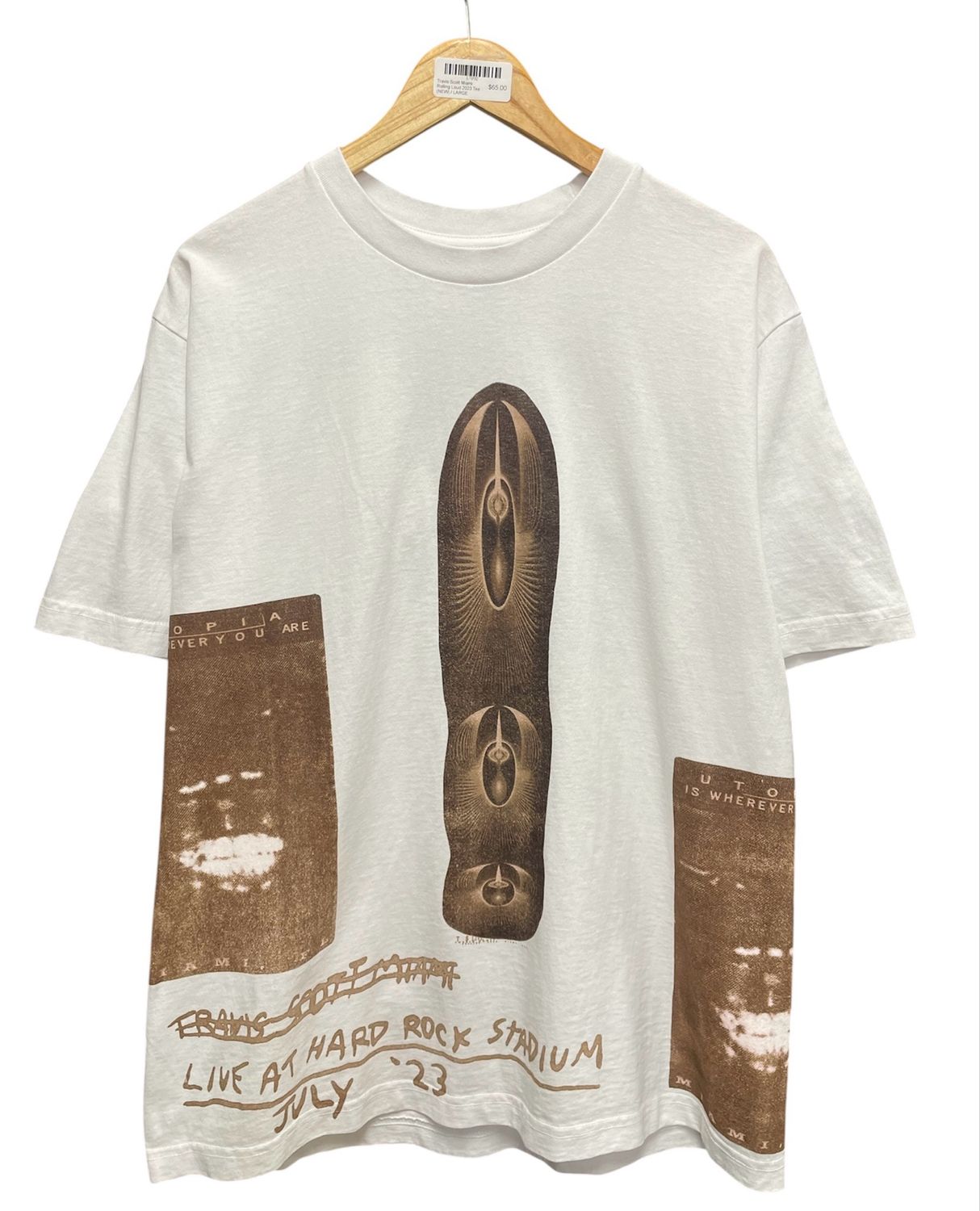 Travis Scott Miami Rolling Loud 2023 Tee (NEW)