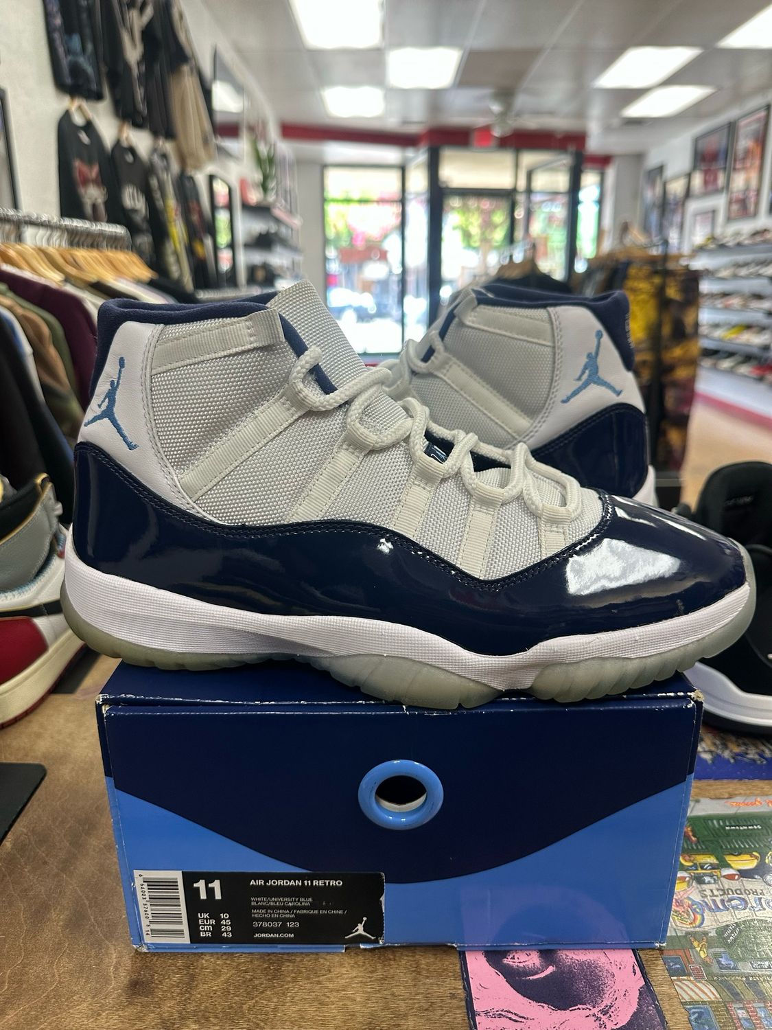 Jordan 11 Retro UNC Win Like 82 (WORN)
