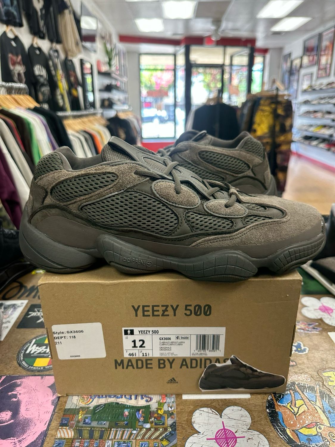 adidas Yeezy 500 Clay Brown (Lightly Worn)