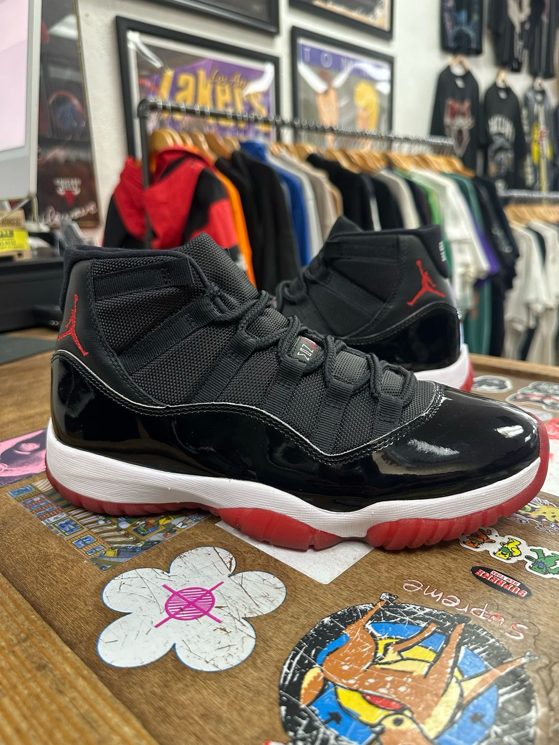 Jordan 11 Retro Playoffs Bred (2019)(Lightly WORN)(No Box)