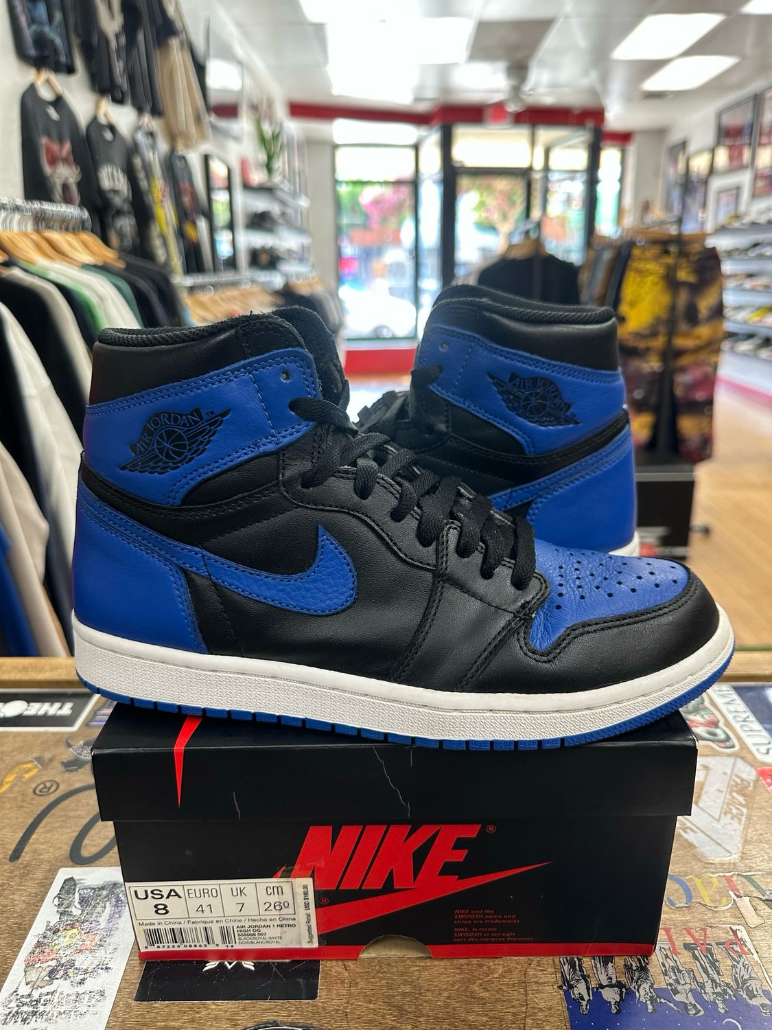 Jordan 1 Retro Royal (2017) (WORN)
