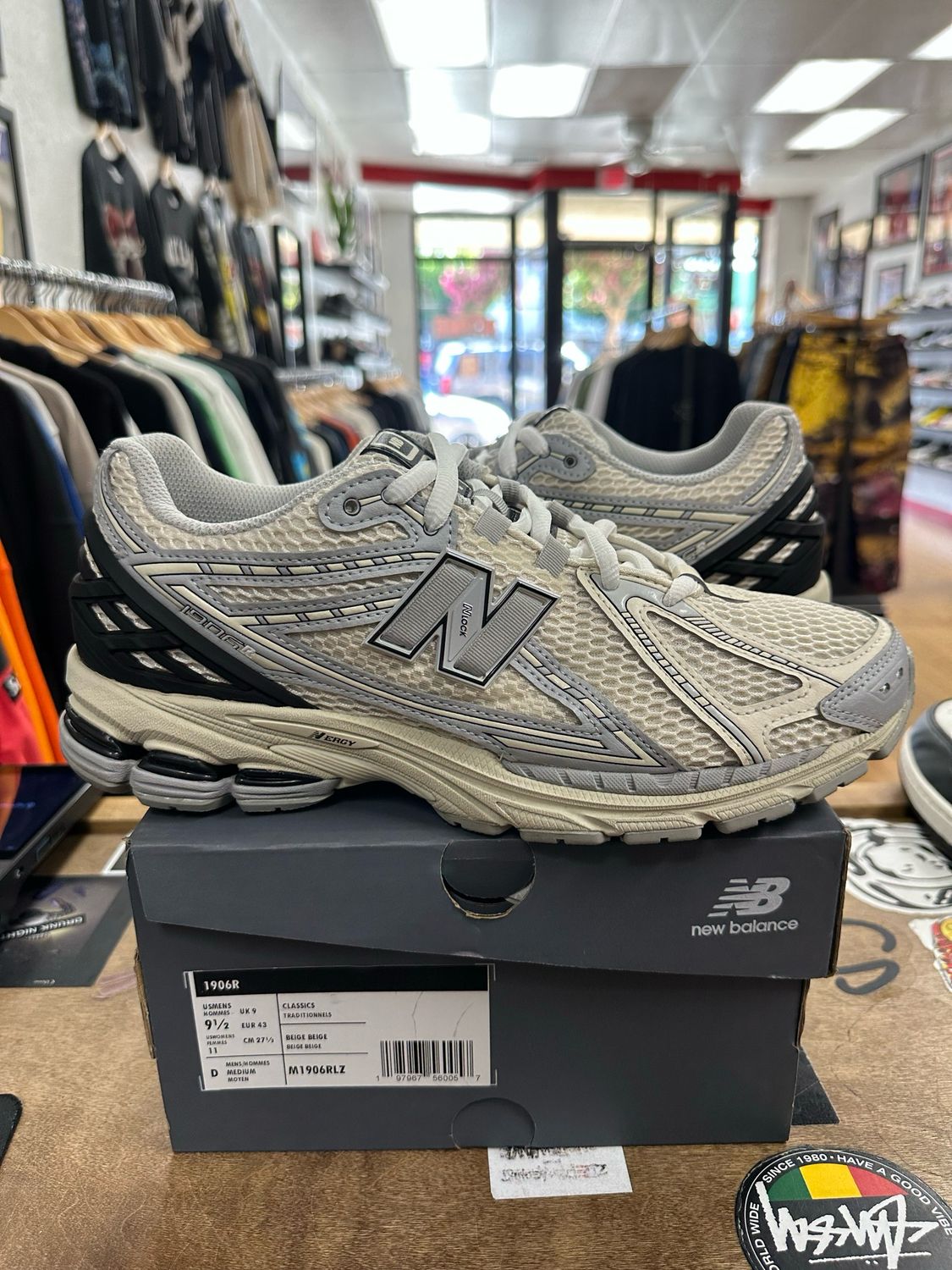 New Balance 1906R Beige Light Grey White (Lightly Worn)