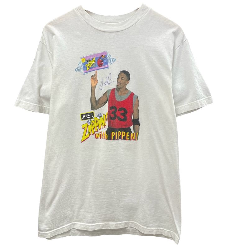 Vtg Scottie Pippin Tee  Size M