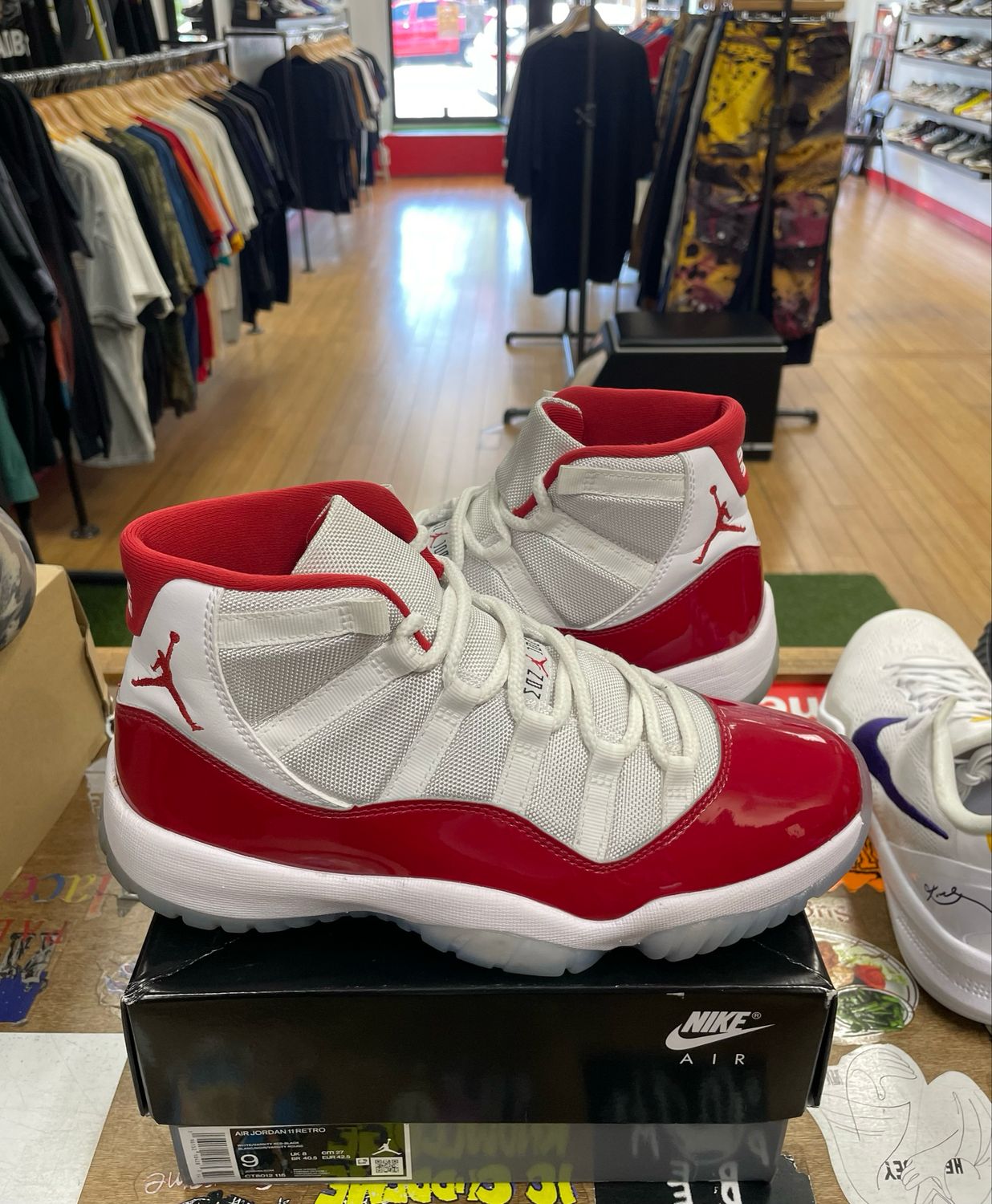 Pre Owned Jordan 11 Retro Cherry (2022) Size 9