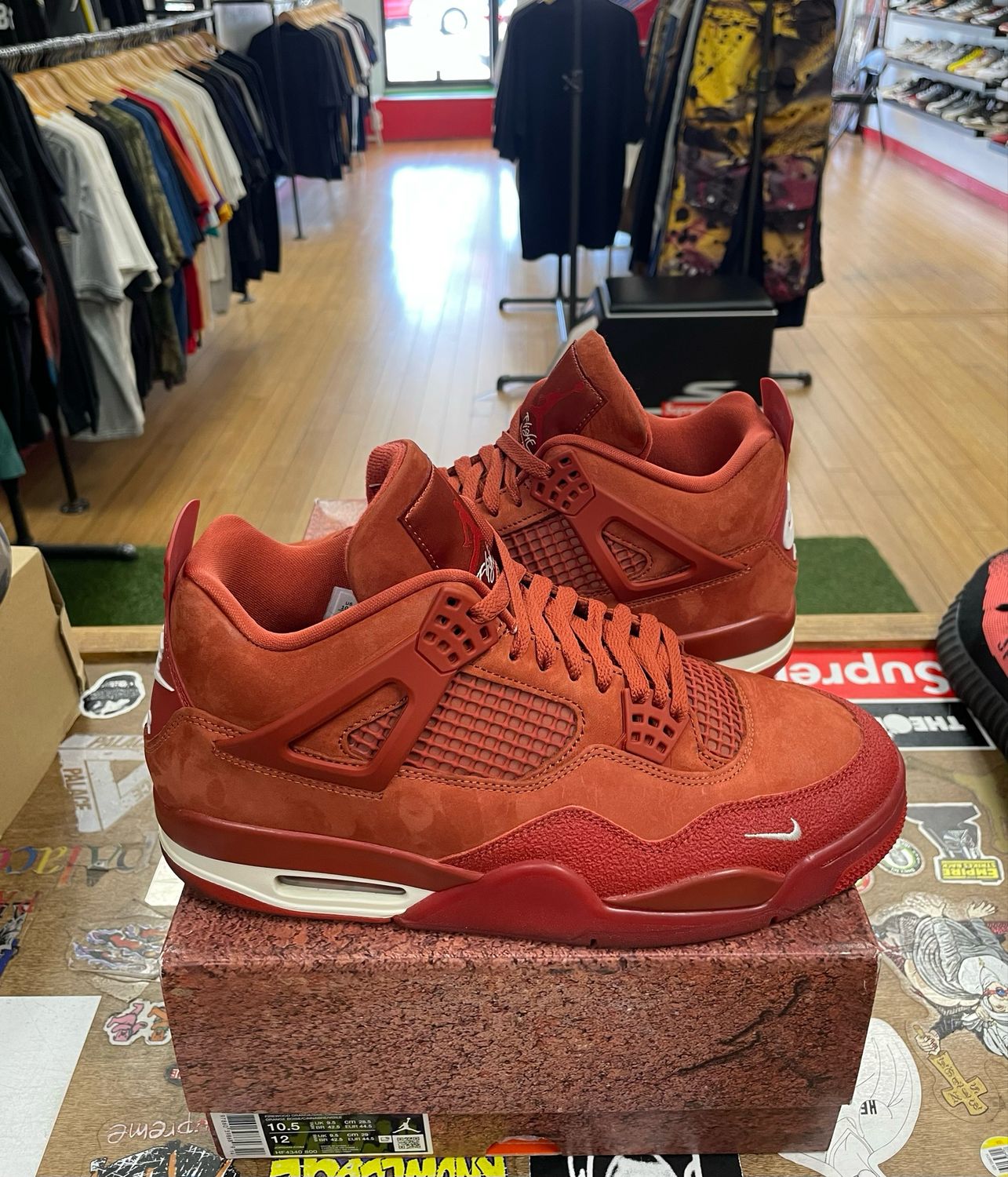 Pre Owned Air Jordan 4 Retro OG SP Nigel Sylvester Brick by Brick Size 10.5