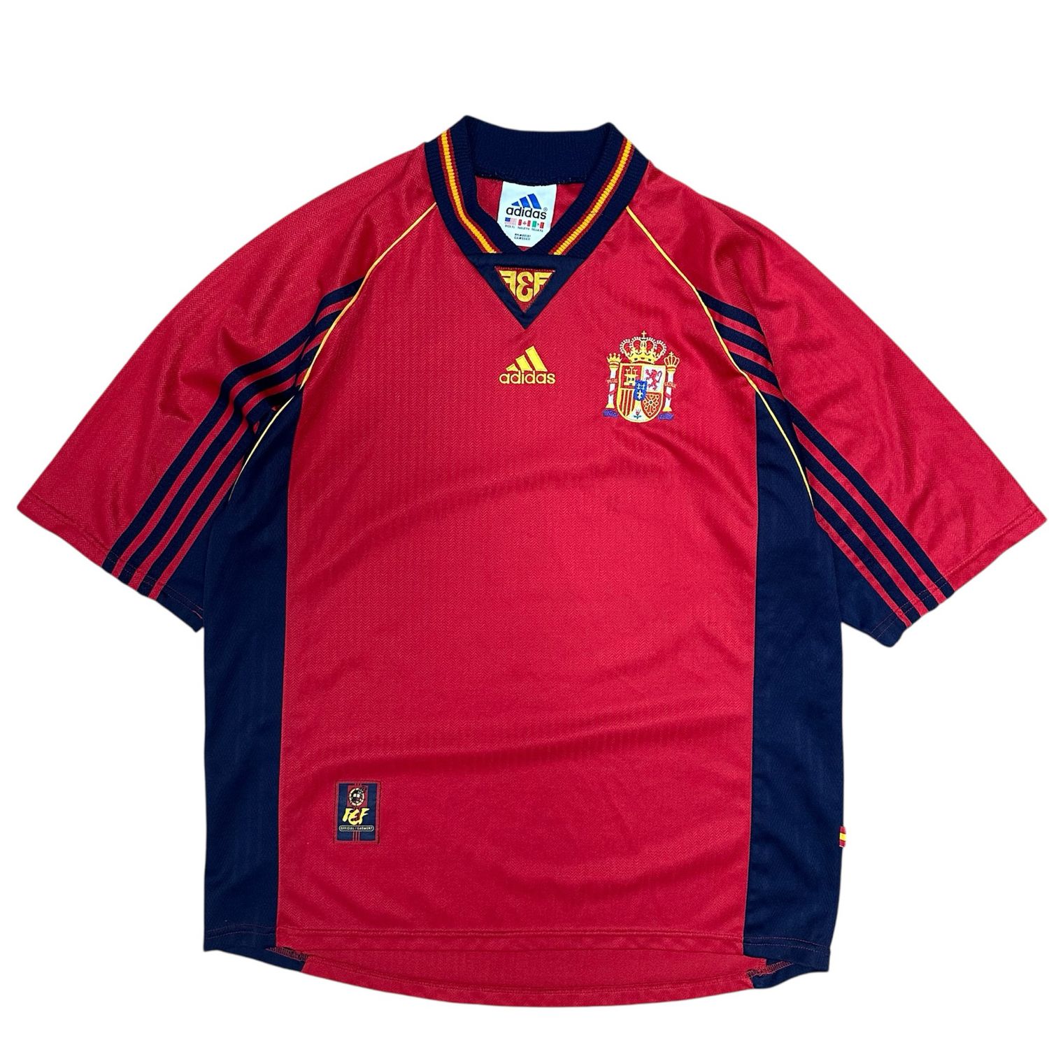 1998/99 Adidas Spain National Home Jersey (REPLICA)