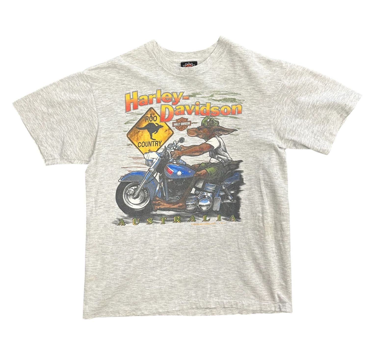 Vtg Harley Davidson Australia Tee