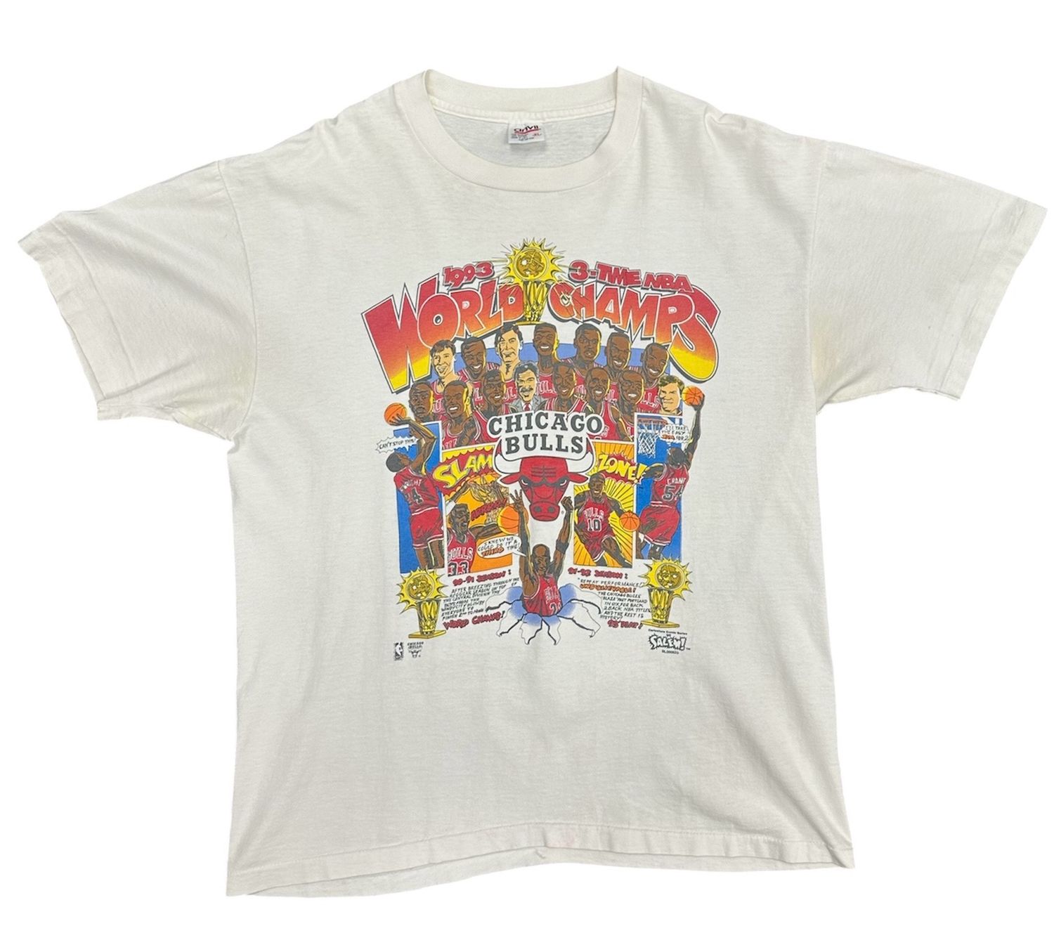 1993 Bulls Champion Tee Size XL
