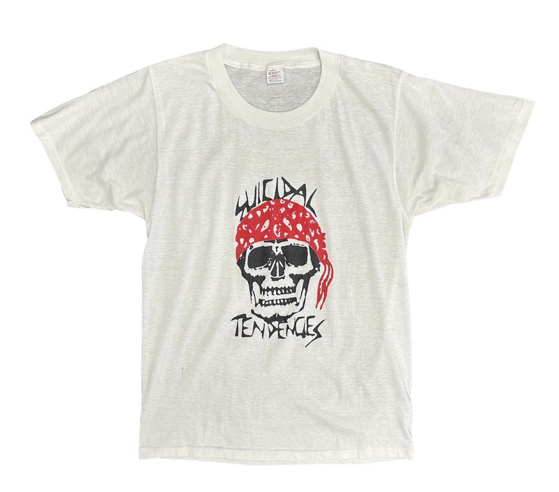 Vtg 80s  Suicidal Tendencies Tee  20x28