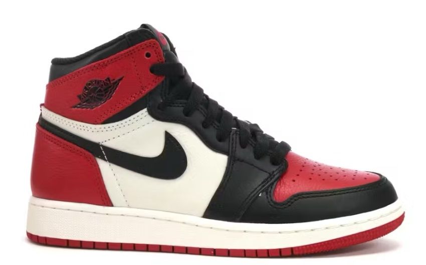 Jordan 1 Retro High Bred Toe (GS) (NEW)