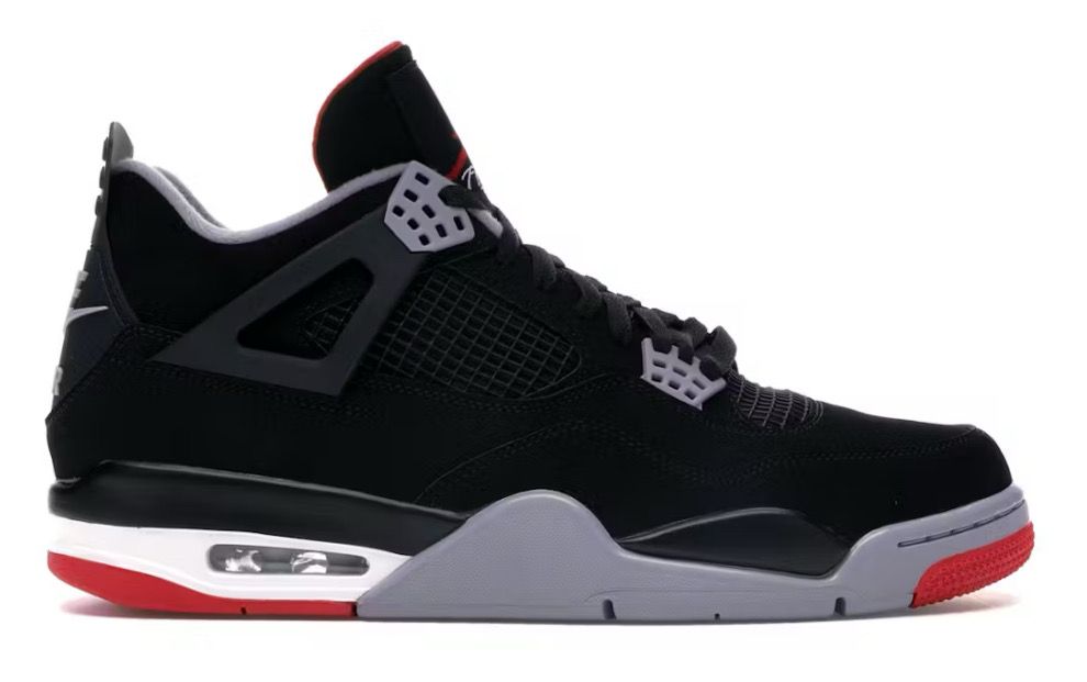 Jordan 4 Retro Bred (2019)(NEW)