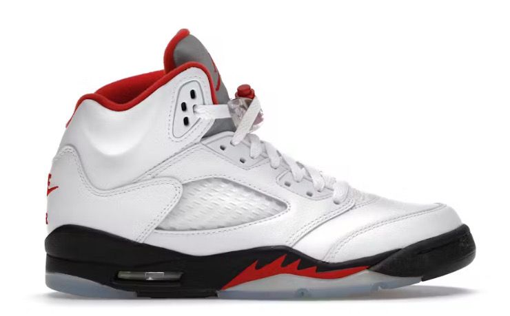 DS Jordan 5 Retro Fire Red Silver Tongue (2020) (GS)