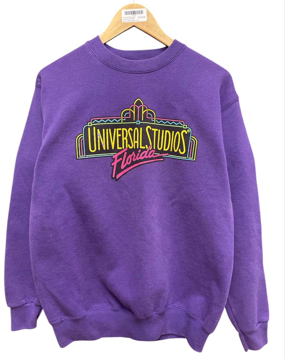 90&#39;s Universal Studios Crewneck Purple