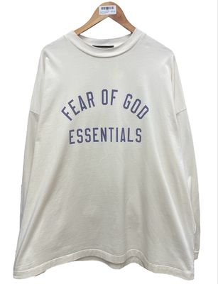 Pre Owned Essentials Jersey Long Sleeve Tee Shell