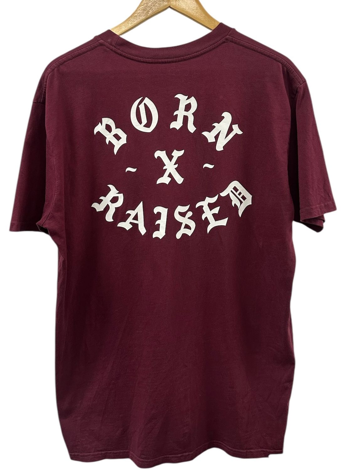 Born x Raised Tee Maroon