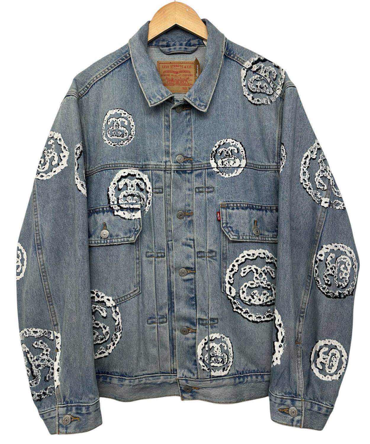 Pre Owned Stussy x Denim Tears Type 2 Jacket Indigo FW22