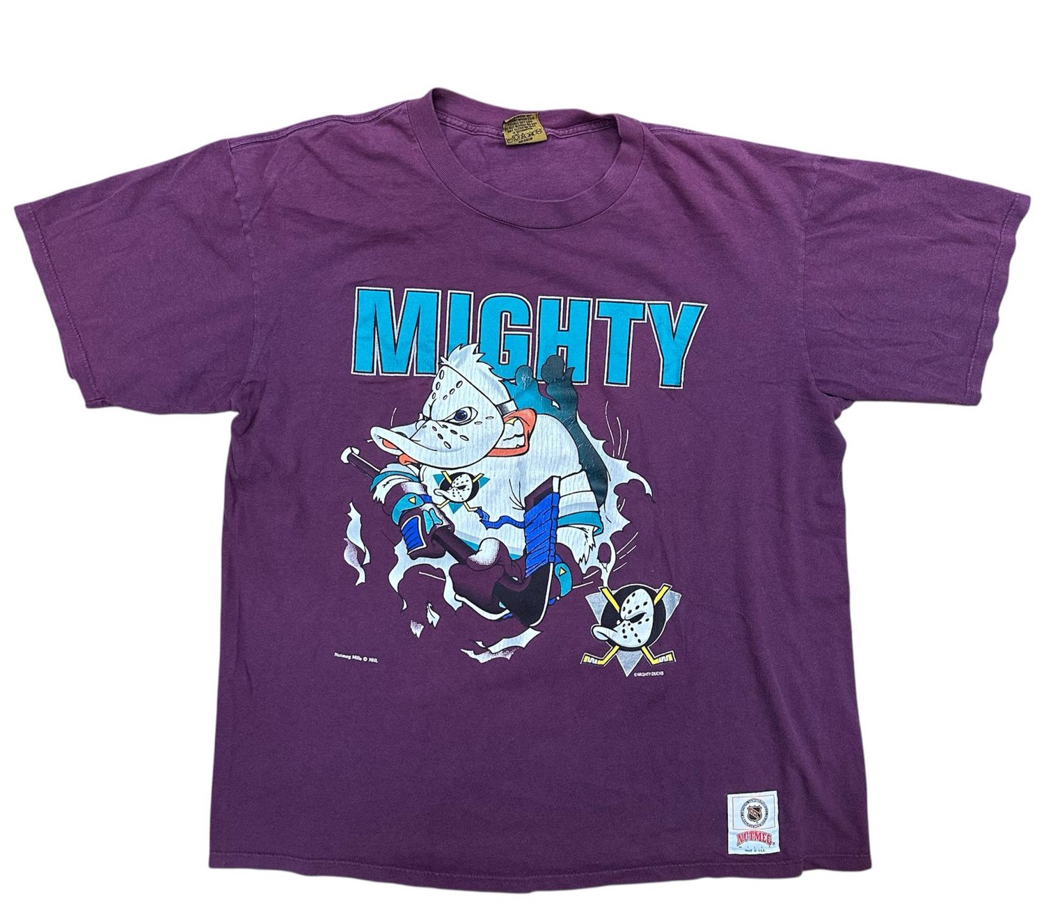 Vtg Nutmug Mighty Ducks Tee 26x32