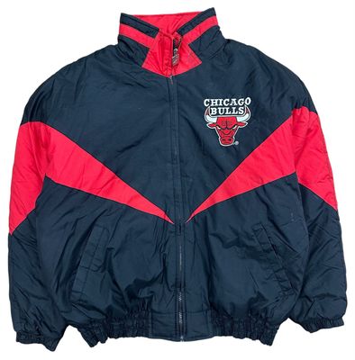 Vtg Chicago Bulls Chalkline Jacket
