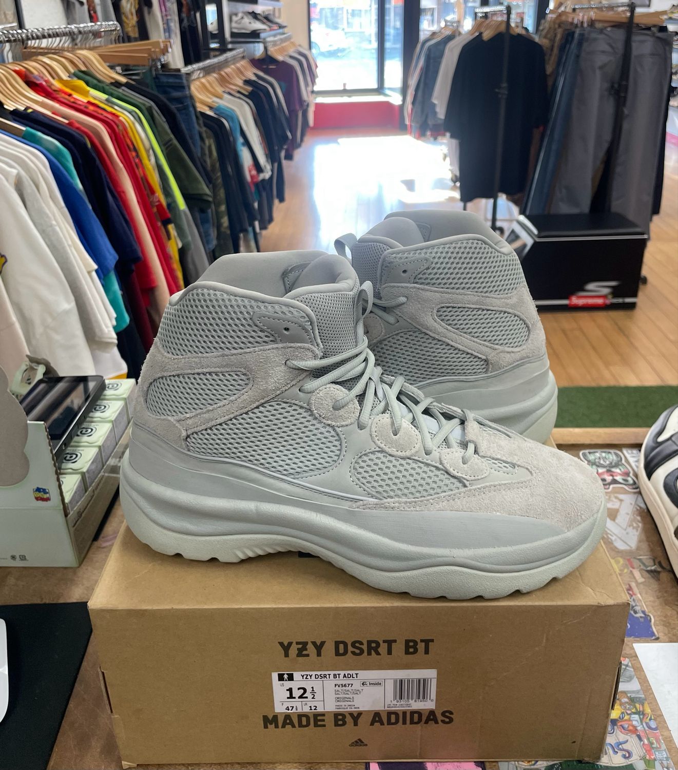 Pre Owned Adidas Yeezy Desert Boot Salt