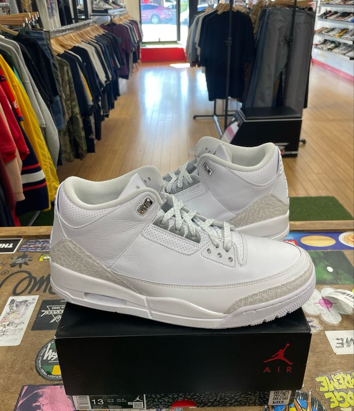 Tried On Jordan 3 Retro Pure Money (2025)