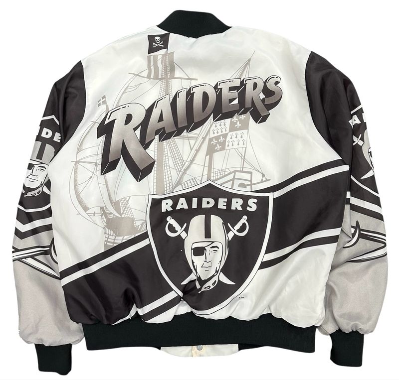 Vintage Raiders Chalkline Jacket Size L
