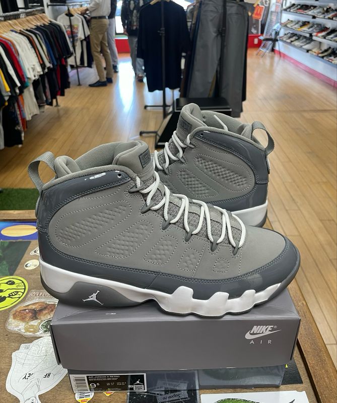 Jordan 9 Retro Cool Grey (2025) (Worn)