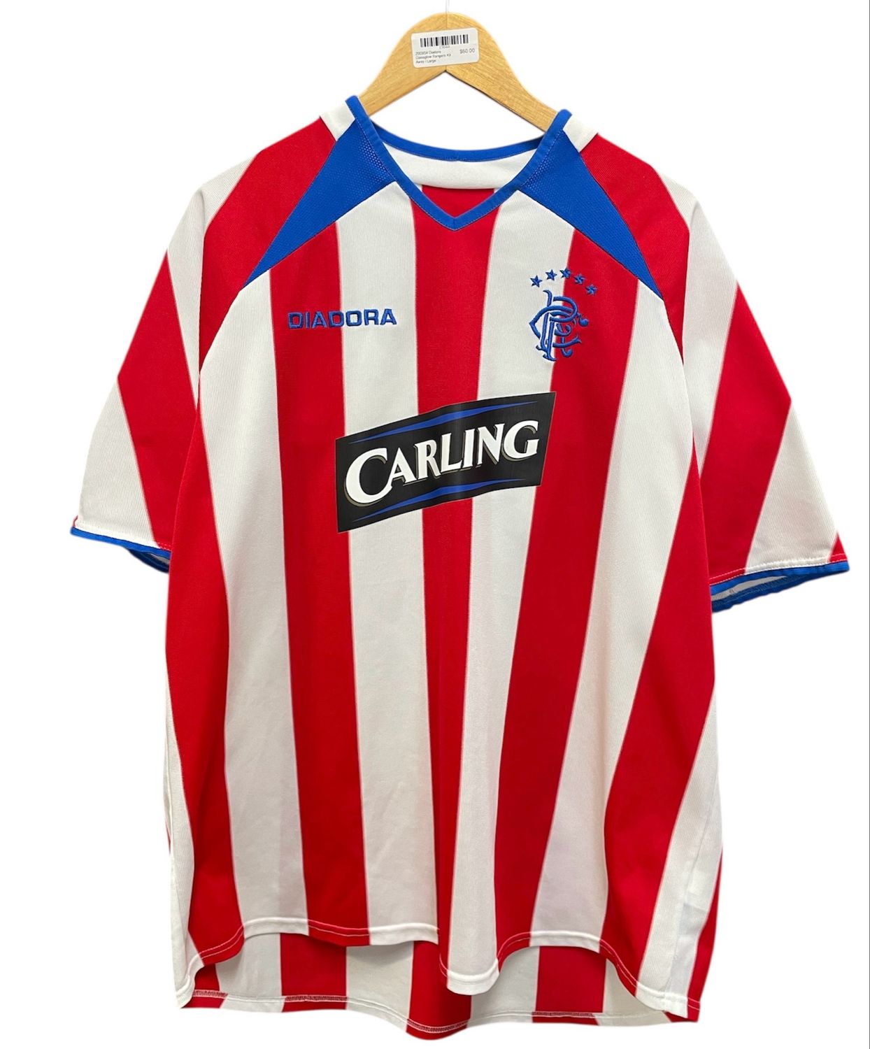 2003/04 Diadora Glassglow Rangers Kit Away