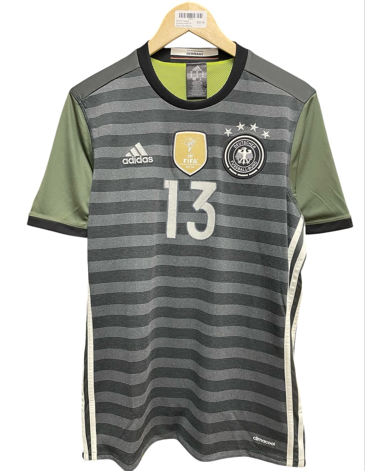 2016/17 Adidas Germany Away Kit Muller Size Medium