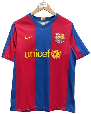 2007/08 Nike Fc Barcelona Home Messi Kit Size Small