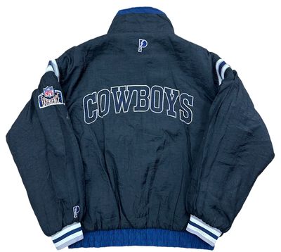 Vintage Pro Player Cowboys Reversible Jacket Size XL