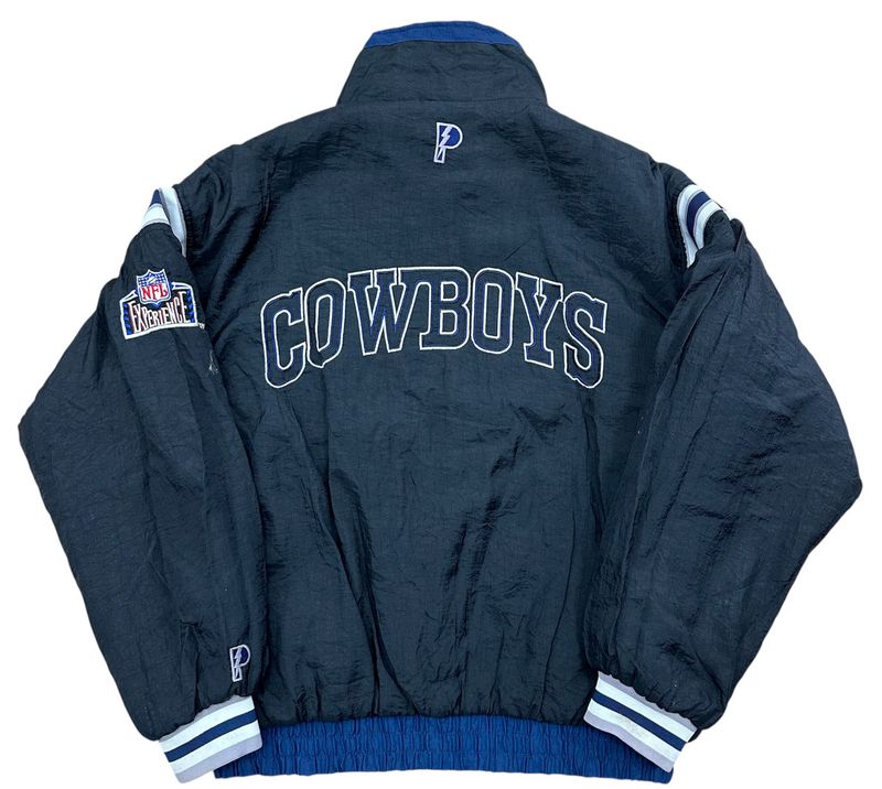 Vintage Pro Player Cowboys Reversible Jacket Size XL