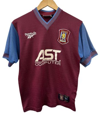 Vintage 90's Aston Villa FC Reebok Kit Size Small